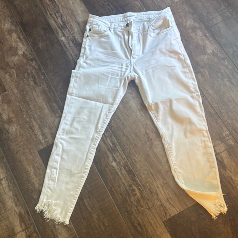 KanCan White Ankle Jeans